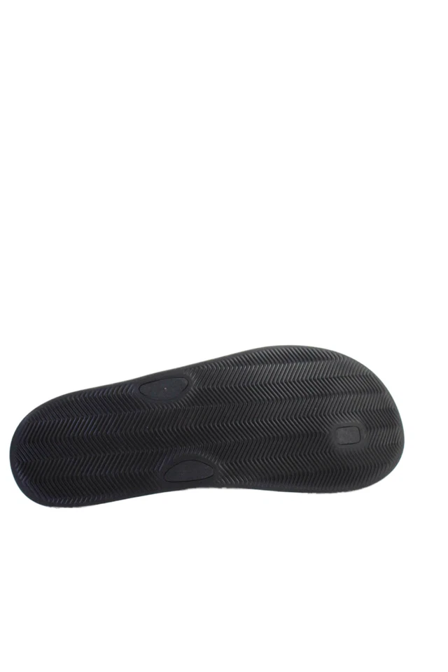 Nike Men's Braided T-Straps Leather Upper Rubber Sole Flip Flop Black Size 14 - Image 4 of 4