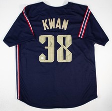 Steven Kwan Signed Autographed Cleveland Guardians City Connect Jersey JSA COA