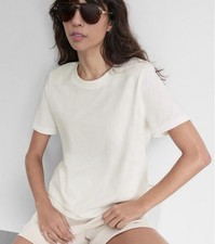 By Coleen x Primark Ivory Cotton Shoulder Pad T-shirt Top BNWT 2XL UK20