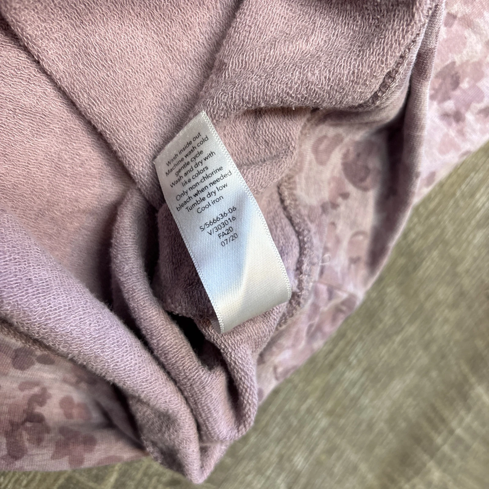 athleta studio to street printed cheetah sweatshirt