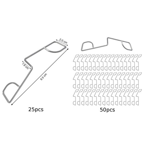 Easily Installable Stainless Steel Clips for Fences Set of Either Size - Picture 10 of 17