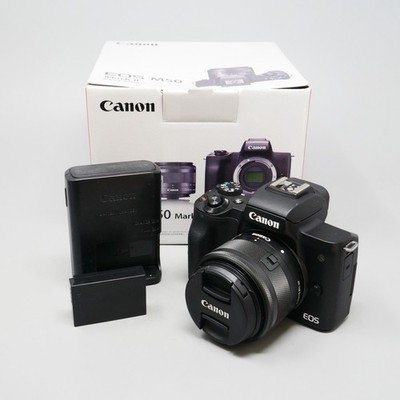 Canon EOS M50 Mark II 24.1MP 15-45mm Lens Mirrorless Digital Camera