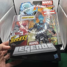 Vintage Marvel Legends 6 Ghost Rider Blue Flames Terrax Build A Figure 2011 NIB