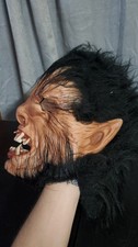 Vintage 1986 Werewolf Mask Be Something Studios BSS Halloween Monster Wolfman