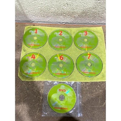 Menge 7 SUSE Linux 7.1 professionelles Installationsset grün 6-CDs & 1-DVD Disc