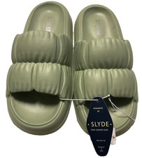 Women s Slyde Summer shoes Lt Green Sz 7-8