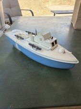 sutcliffe boats clockwork tinplate victor motor topedo boat   
