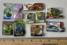 Mini Brands Toys Lot 10 Pieces Gold SpongeBob, TMNT, Robo Alive, Rugrats, etc