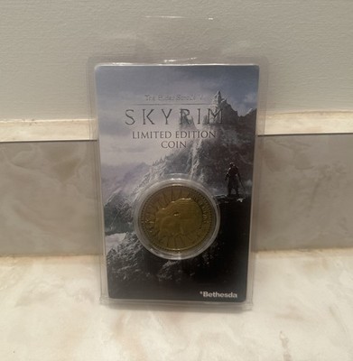 The Elder Scrolls Skyrim Oblivion Limited Edition Imperial Septim Coin SEALED