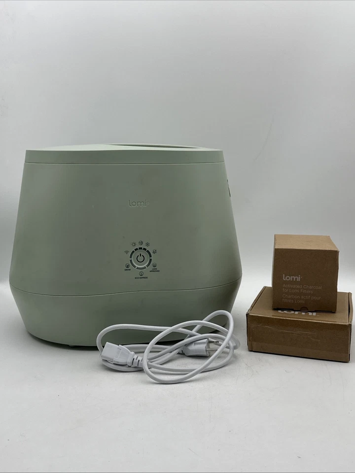 Compostador eléctrico de compostaje de residuos de alimentos Lomi Bloom Sage encimera Foto 2 de 4