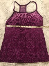 Athleta Purple Bra Tank Shelf Bra S