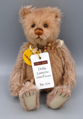 Charlie Bears Diddy Retired Limited Edition 2015 Minimo Collection Teddybär