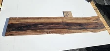 Claro Black Walnut live edge slab. Side table slab, shelf, bench, resin project