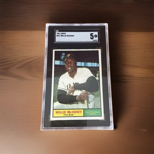 1961 Topps #517 Willie McCovey SGC 5 EX Centered Second Year