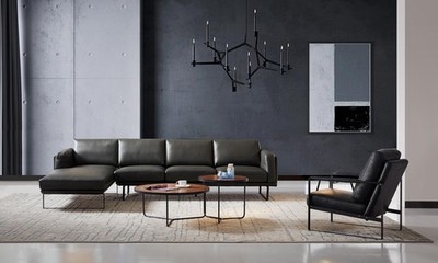 Eck Design Sofa Italienische Möbel Sitz Garnitur Leder Couch Landschaft Polster