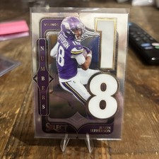 2024 Panini Select - Select Numbers Justin Jefferson #1