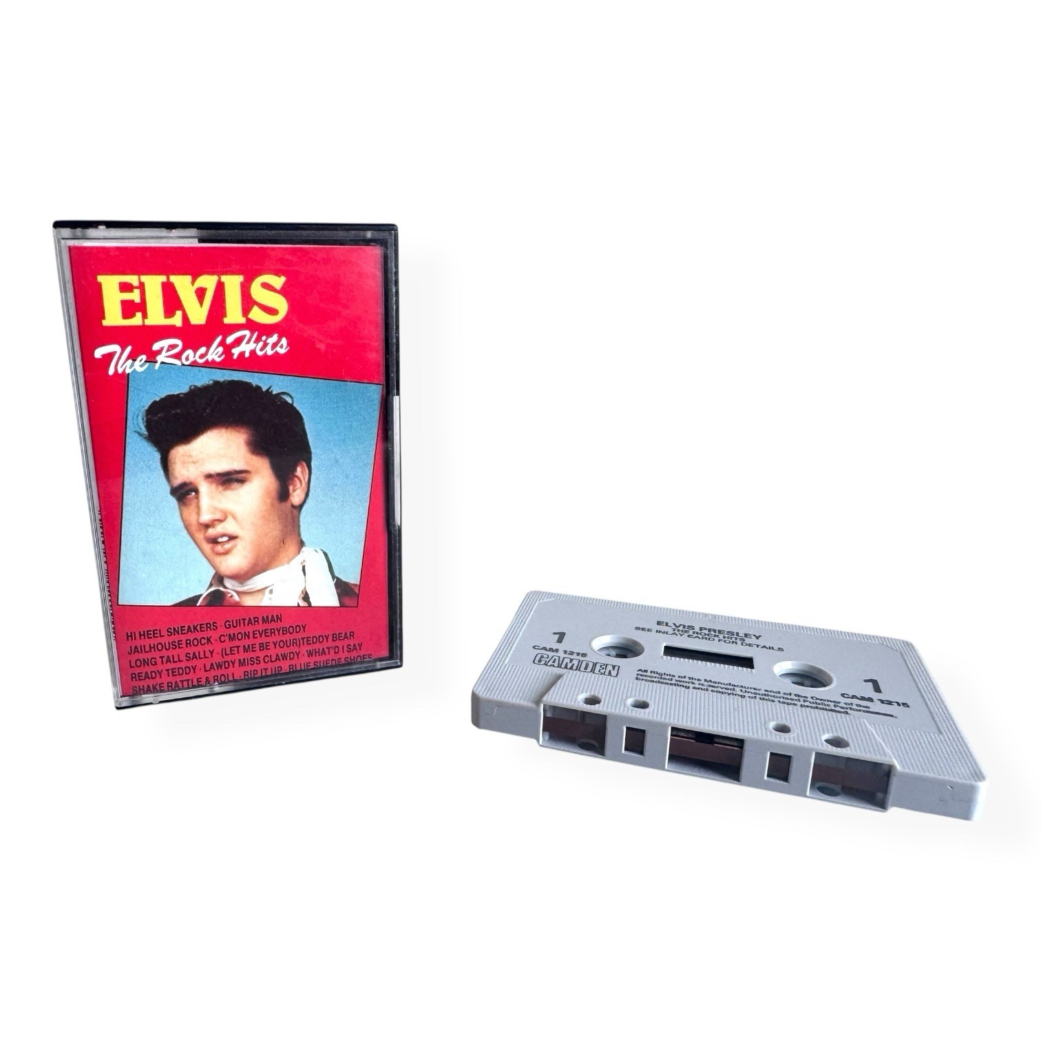 Elvis Presley The Rock Hits UK Cassette Tape Album Camden 1983 Compilation Rare