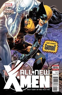 All-New X-Men (2016) #   1.MU Cover A (9.0-VFNM) Gambit 2017