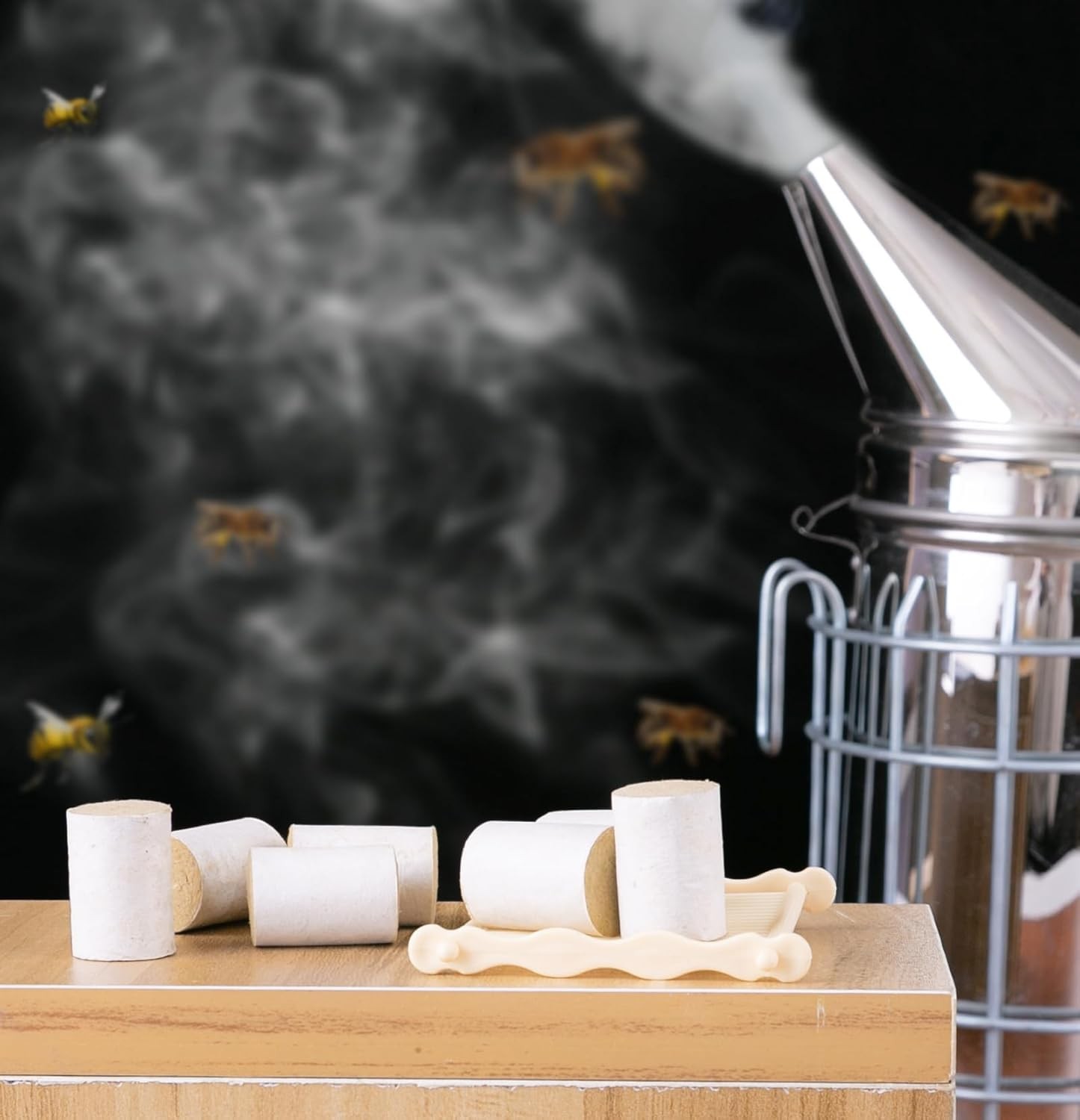 ZffXH 108 PCS/lot Bee Hive Smoker Pellet - 108 pcs Pellets Fuel 