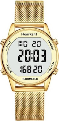 Schrittzähler Uhr zum Gehen für Frauen ohne Bluetooth keine App erforderlich, LCD Step C
