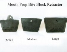 10Pcs Dental Silicone Black Mouth Prop Bite Block Child Adult Latex Free Strong