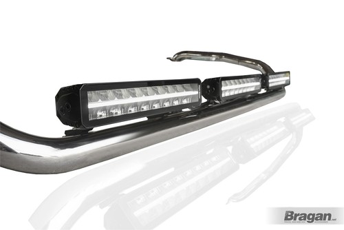 Roof Light Bar + 17" Night Blazer Dual Row LED Bars For Scania 4 Series Topline - Picture 5 of 12