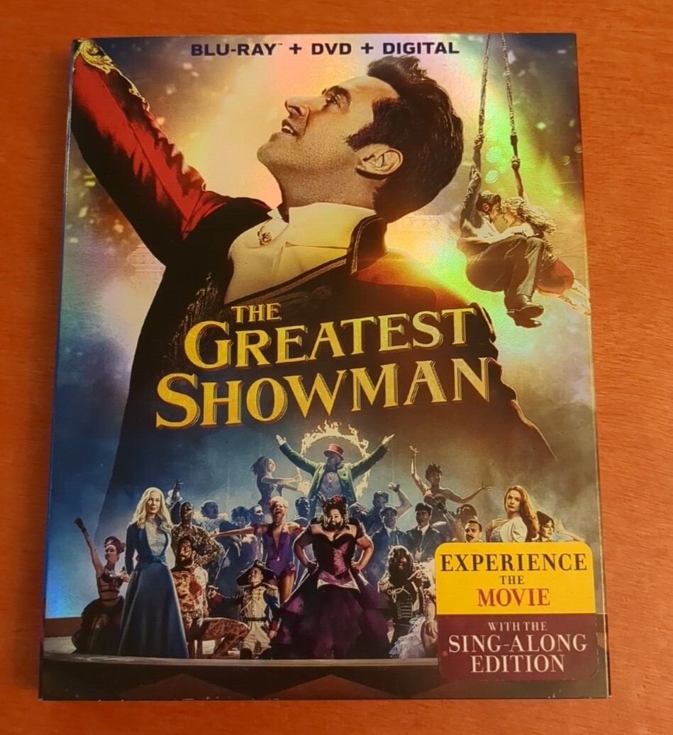 The Greatest Showman blu-ray Hugh Jackman Zac Efron Michelle