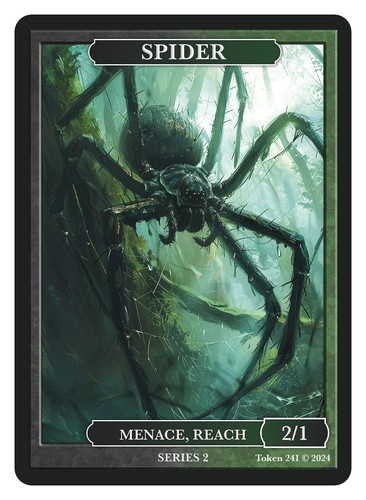 Spider Token Givememana Tokens Series 2 Magic the Gathering MTG