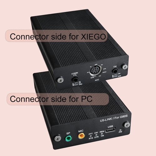 NOWE ZŁĄCZE U5-LINK do XIEGU G90S obsługuje FT8 / HRD / N1MM / CW - Zdjęcie 6 z 8