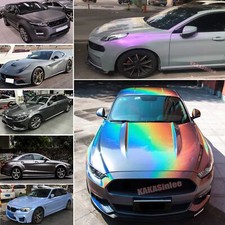 Entire Car Vinyl Wrap - Glitter Pearl Metal Satin Chrome Chameleon Sticker Abus