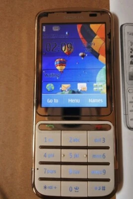 NOKIA C3-01 GOLD EDITION PHONE 18 KARAT GOLD PLATED 5MP Camera-Unlocked-Boxed - Image 1 of 4