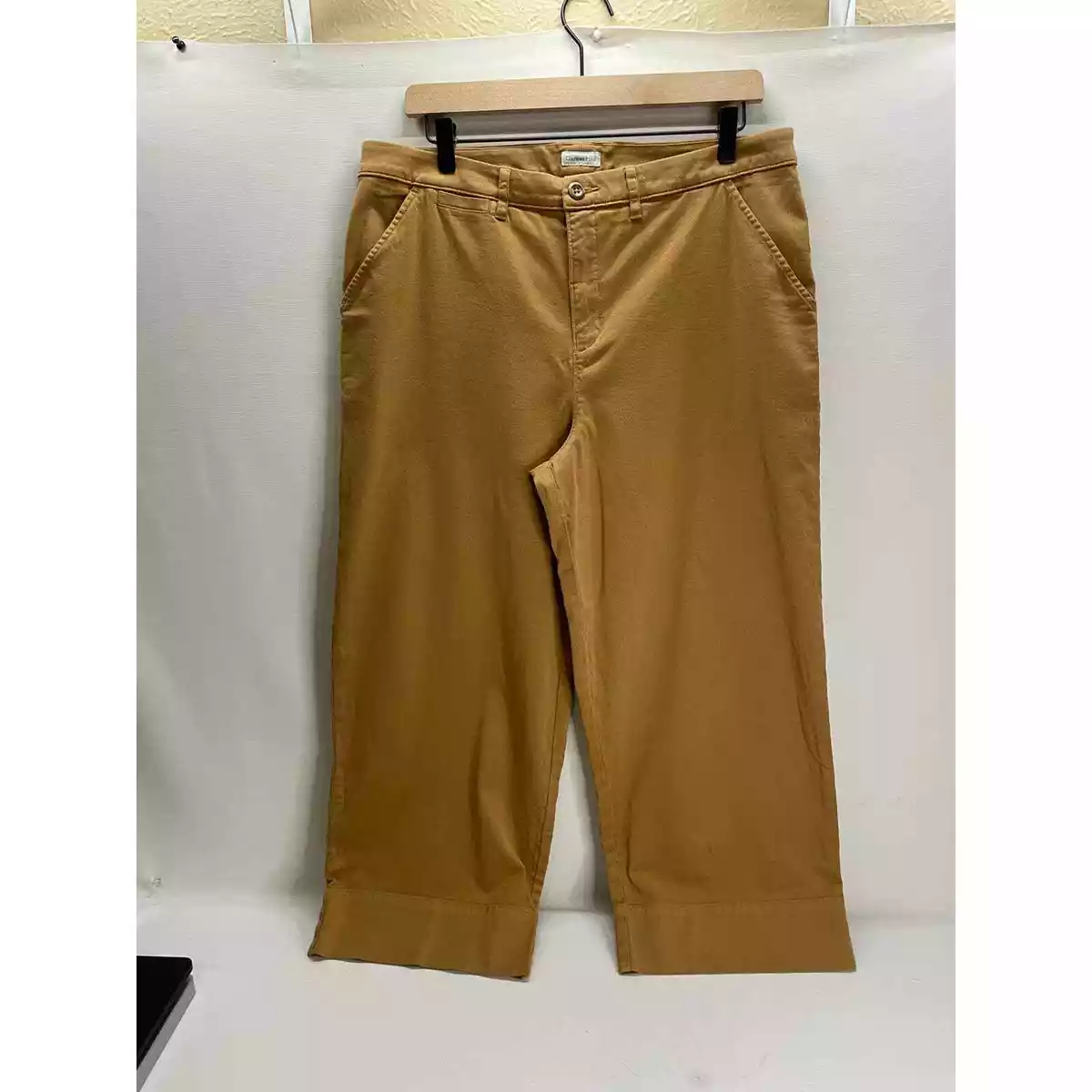 Cropped wide hotsell leg chinos