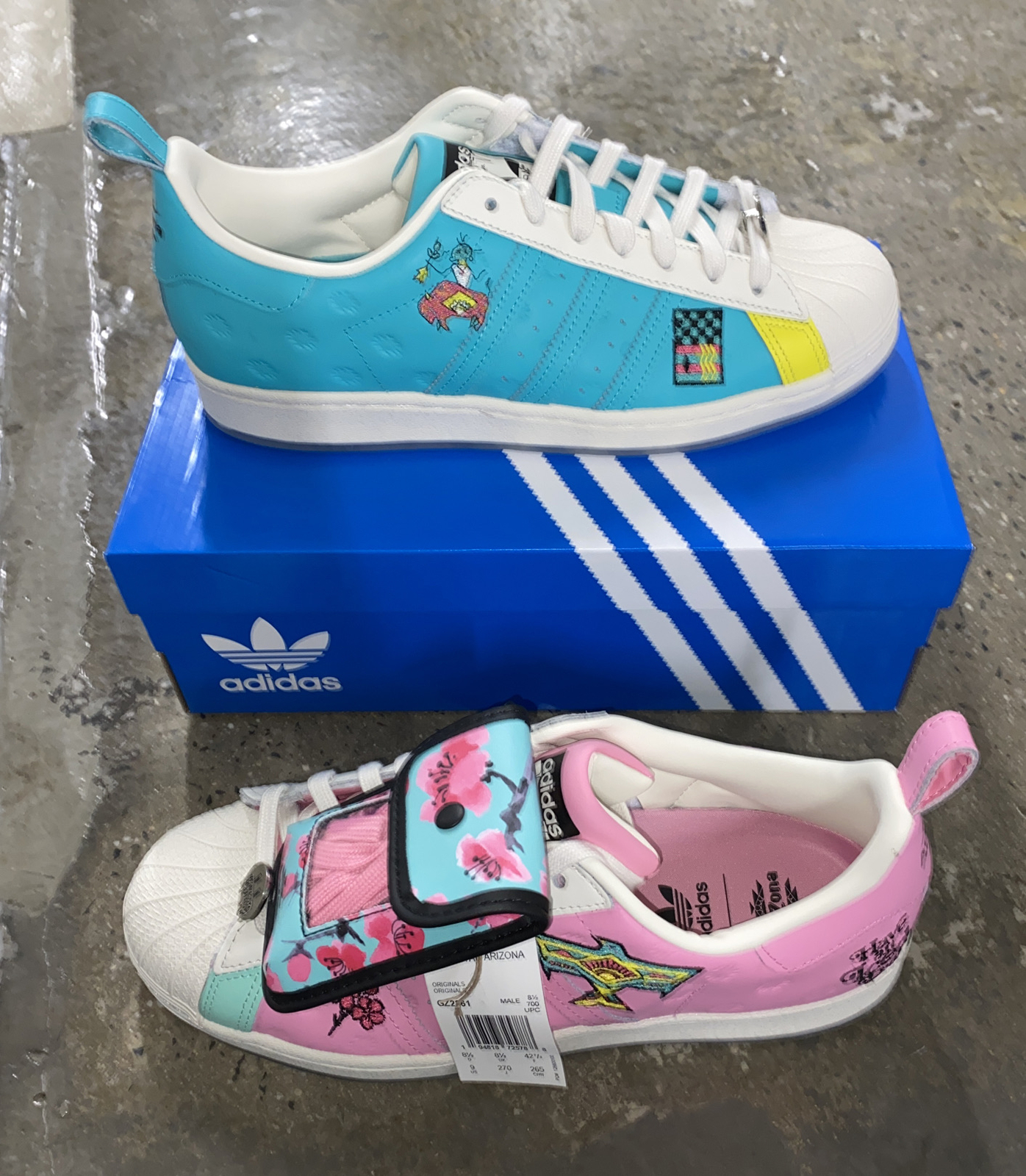 Size 9 - adidas Superstar x Arizona Have an Iced Day - Teal Yellow 2021 for  sale online | eBay