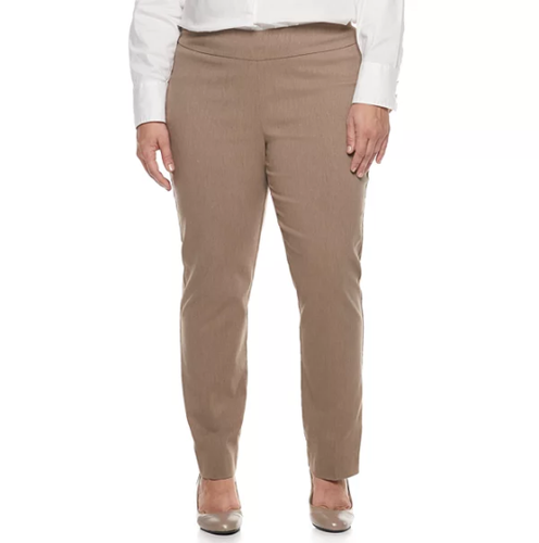 Dana Buchman Women's Brown Flat Front 