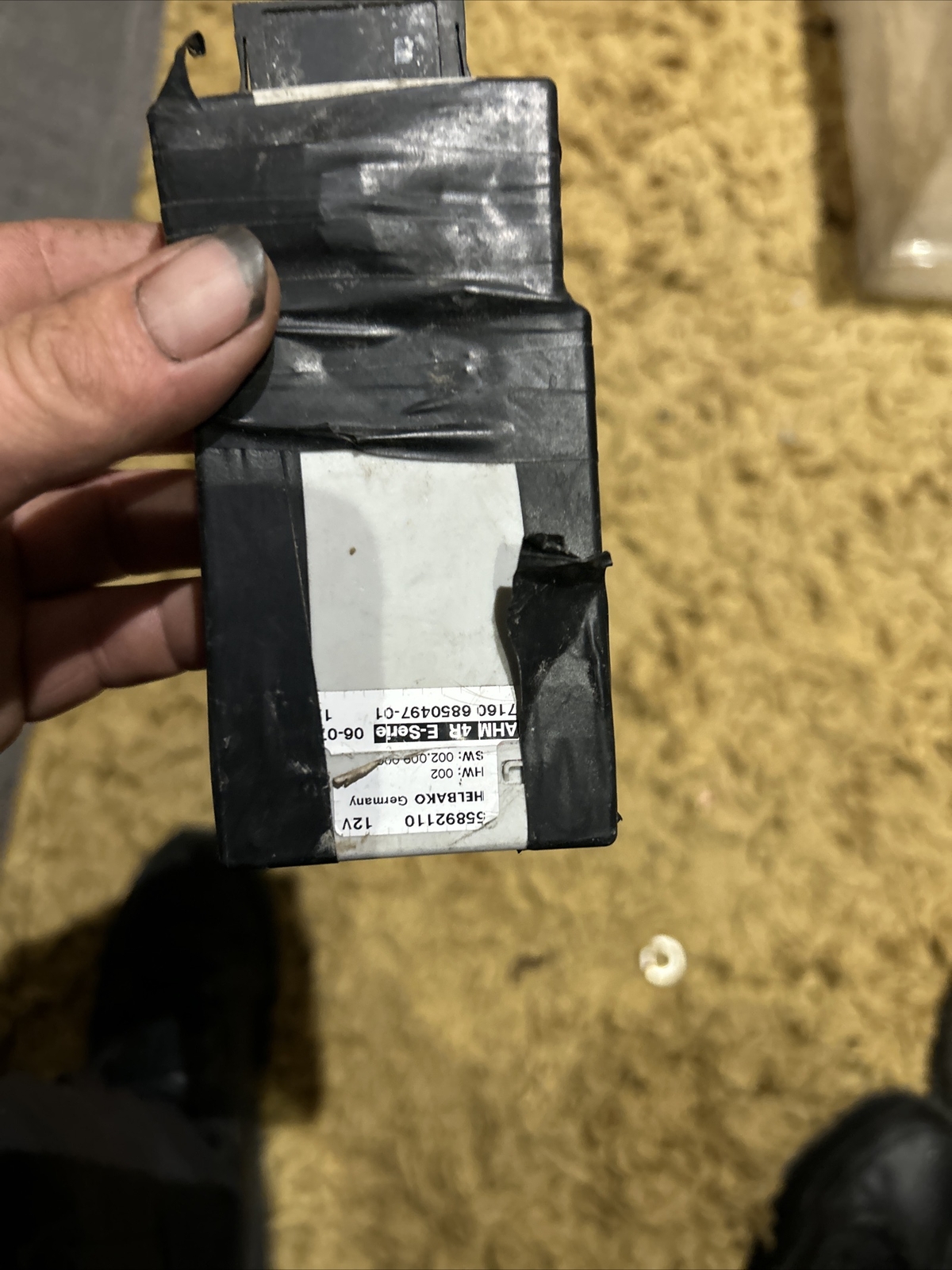 BMW 5 E60 E61 2005 Tow bar trailer hitch control unit module ATA18171