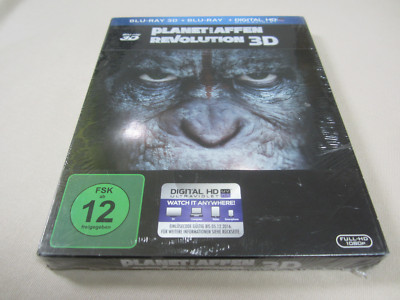 Planet der Affen / Revolution  ( BLURAY 3D+ 2D ) PAPPSCHUBER - NEU&OVP