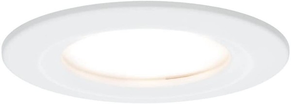 Paulmann Ebl Set Nova Coin 3-Stepdim Rd Starr Led 1X6,5W 2700K 230V Weiß Matt/Al-image