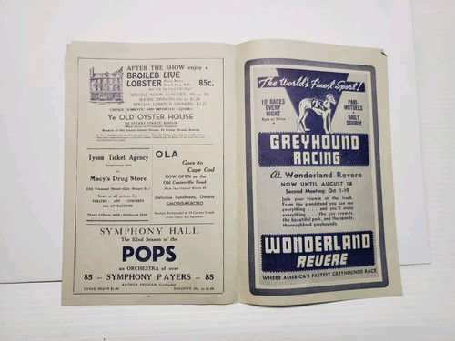 Boston MA Theater District Vintage Programs Plymouth-Shubert Theaters Lot of 3 - Picture 15 of 15