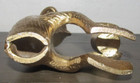 Vintage Cast Metal Shiney Brass Monkey Candlestick Candle Holder 5.25" — photo 7