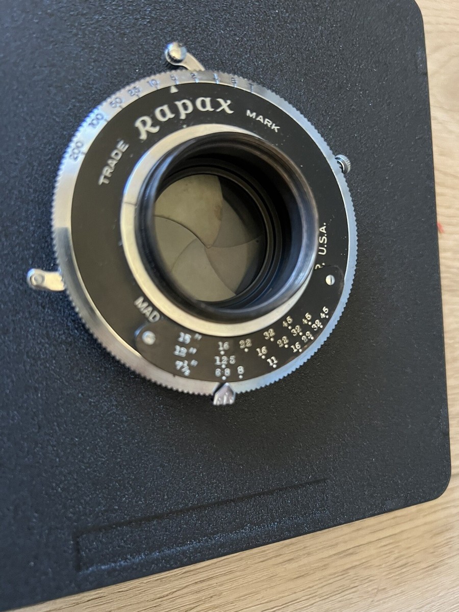 Wollensak 135mm f/5.7 Raptar Lens w/ Wollensak Rapax Wollensak 135mm f/5.7 Raptar Lens w/ Wollensak Rapax