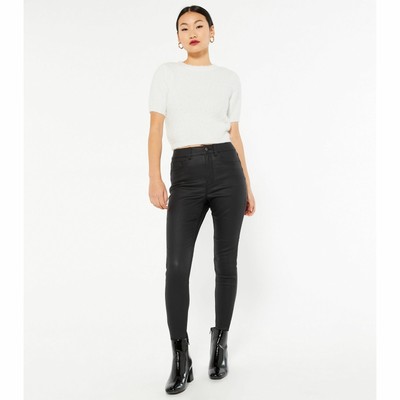 petite leather jeans