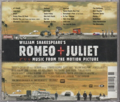 ROMEO Juliet 1996 Music From The Motion Picture Capitol Records CD