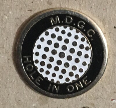 M.D.G.C.  Marine Drive Golf Club Hole In One Lapel Hat Tie Tack Pin