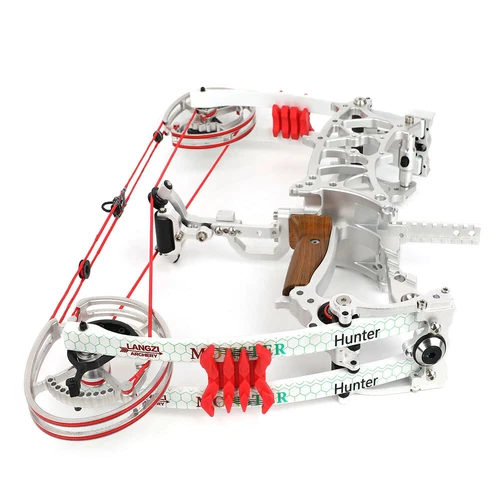Compound Bow 30-75lbs Steel Ball Arrows set Dual-use Hunting RH LH Archery Shot - Picture 33 of 43