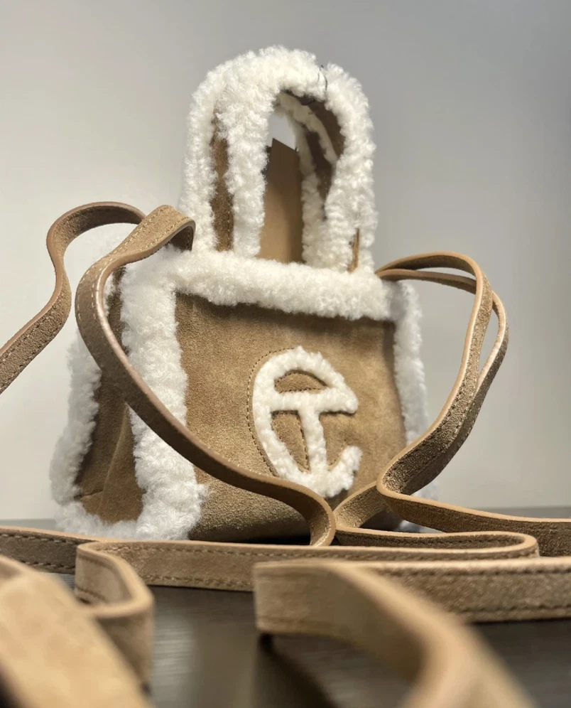 UGG x TELFAR Large Shopper - Chestnut – shop.telfar