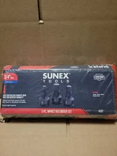Sunex Tool 4507 3/4" Drive 5 Piece Metric Hex Impact Set