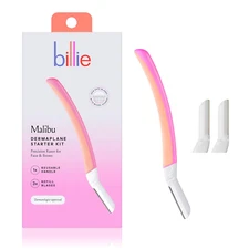 Billie - Dermaplane Starter Kit - Reusable Handle + 3 Refill Blades - Remove Fac