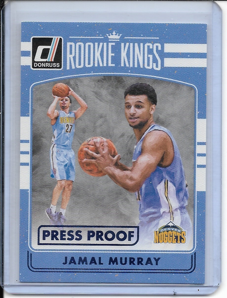 Jamal Murray Rookie Card 201617 Panini Donruss Basketball Press Proof
