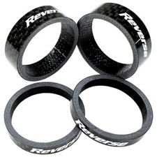 Reverse Spacer Set Carbon 11/8'' Fahrrad MTB Ebike Vorbau Ringe Set  schwarz