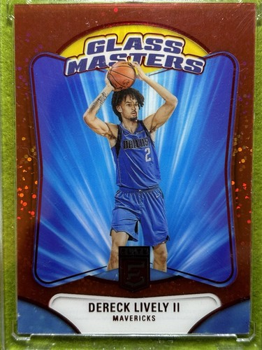 Dereck Lively II WHITE SPARKLE PRIZM ROOKIE CARD CLEAR SP RC 2022 Elite ASIA RED - Picture 14 of 24